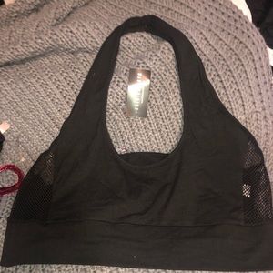 sports bra with halter neck